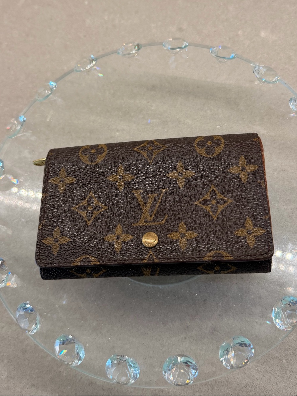LOUIS VUITTON Monogram Porte Monnaie Billets Tresor Wallet vintage